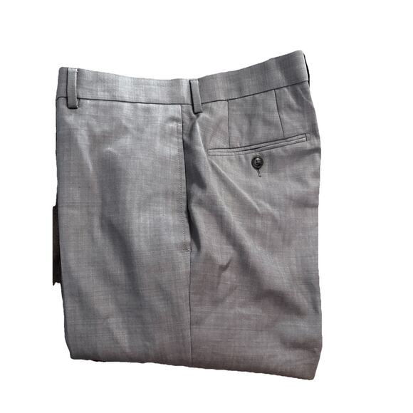 Calvin Klein Gray Pants 34x 29 Flat Front - Picture 1 of 3